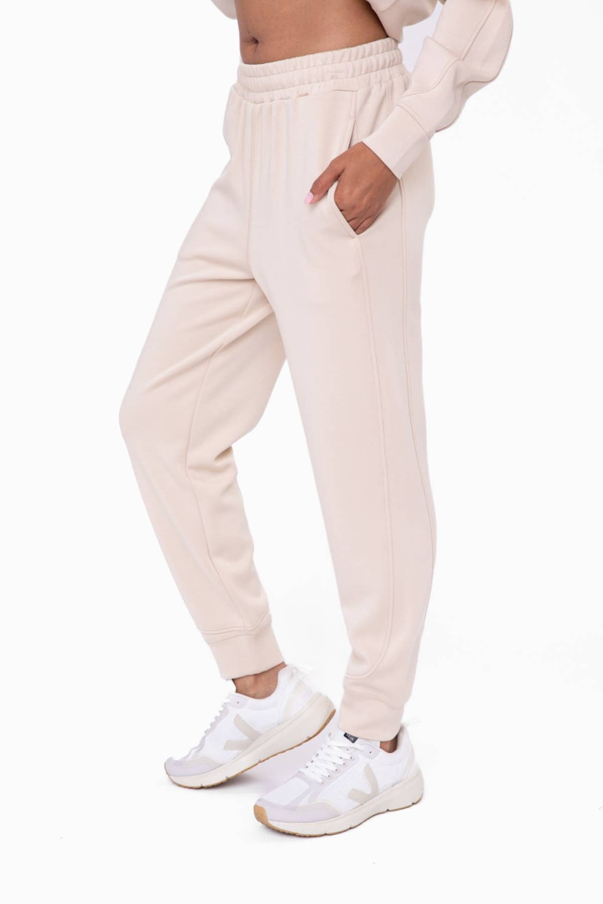 Elevated Contrast Seam Joggers