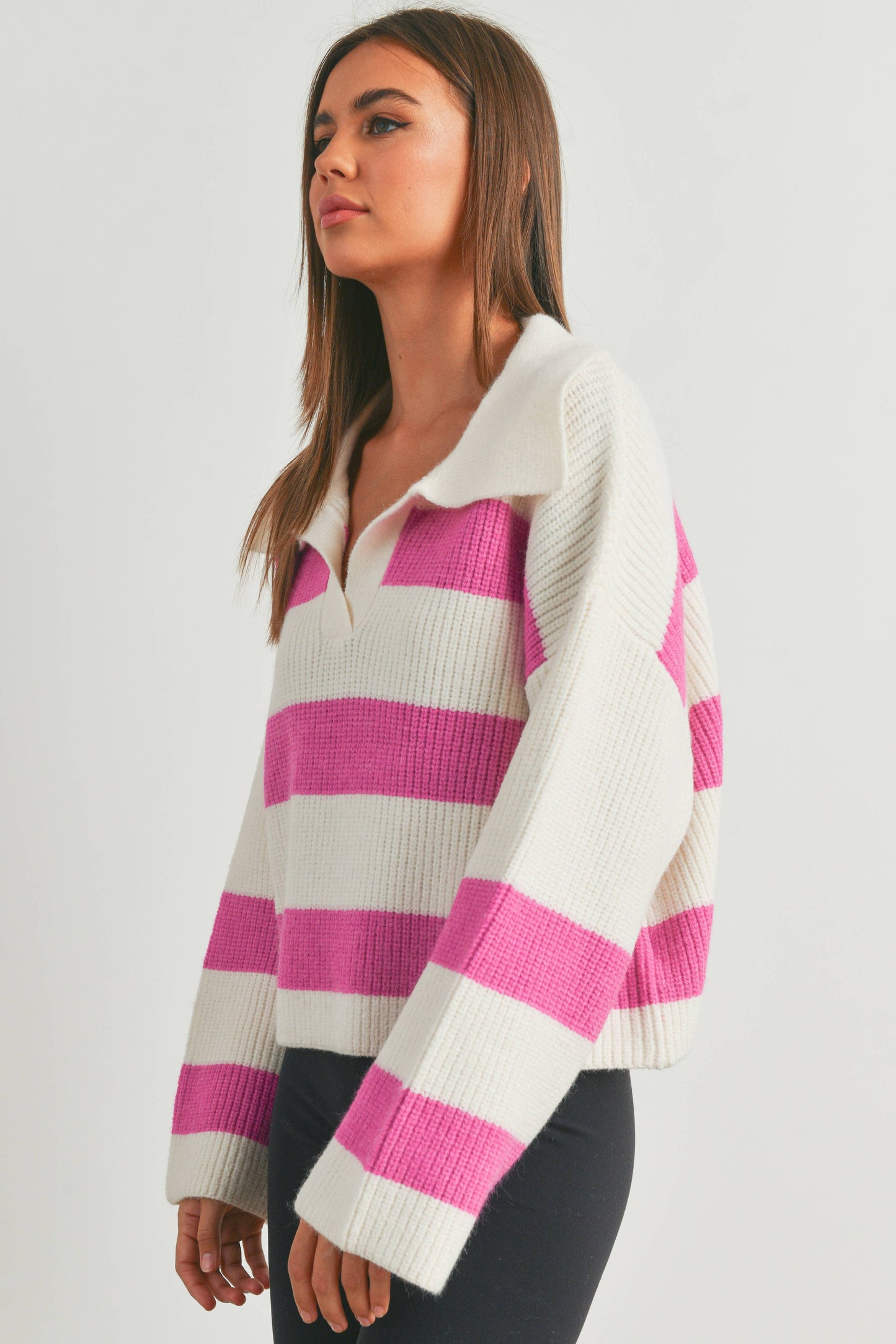 Heather Sweater - Pink